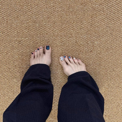 Künstlerische Pediküre Nagelkunst