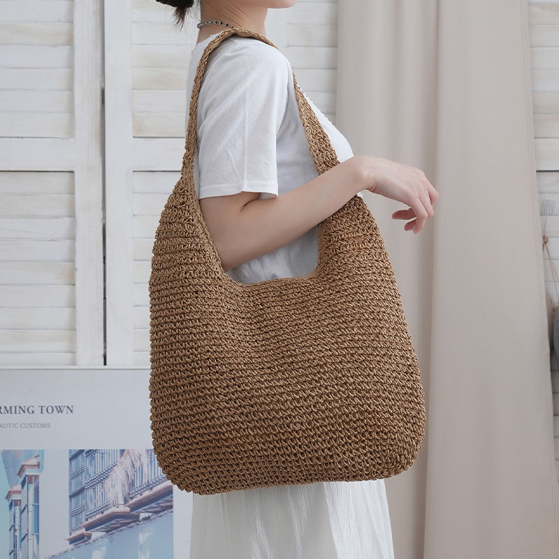 Handgefertigte Basttasche Brehn