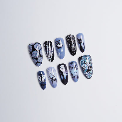 Kunstnagelset mit kreativen Motiven Brehn