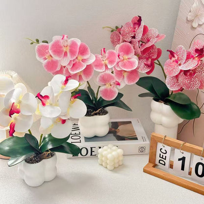 Künstliches Orchideenarrangement für die Wohnkultur und die Innenausstellung