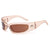 Elegante transparente Schutz Sonnenbrille