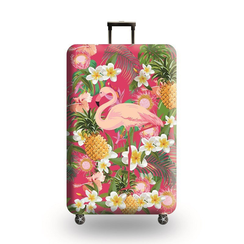Unisex Hartschalenreisekoffer mit künstlerischem Flamingo-Motiv Brehn