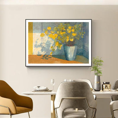 Dekorative Botanische Leinwandkunst