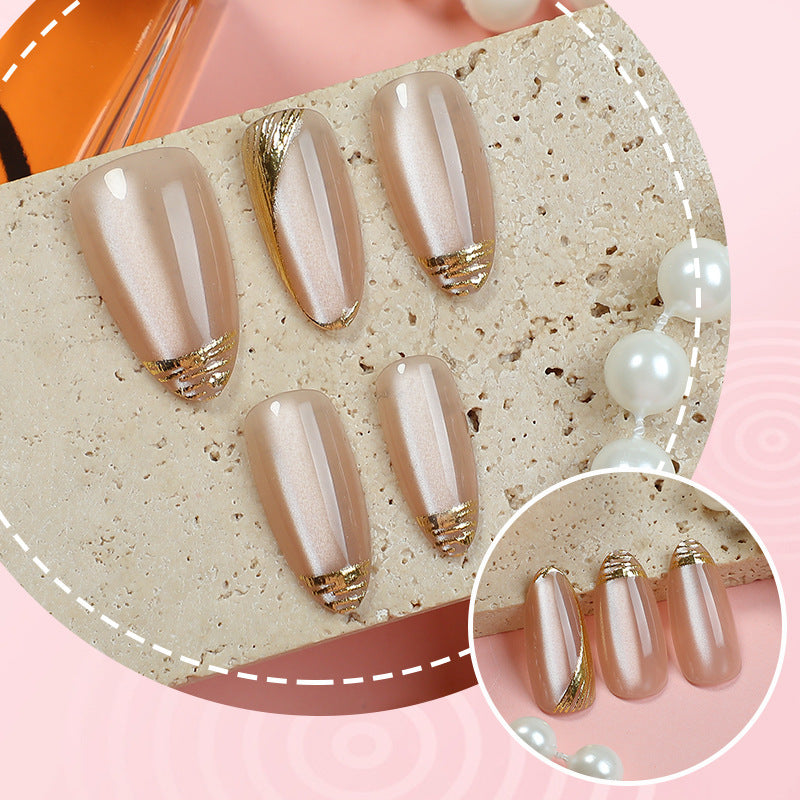 Stylisches Dekoratives Press-On Nagelset Brehn