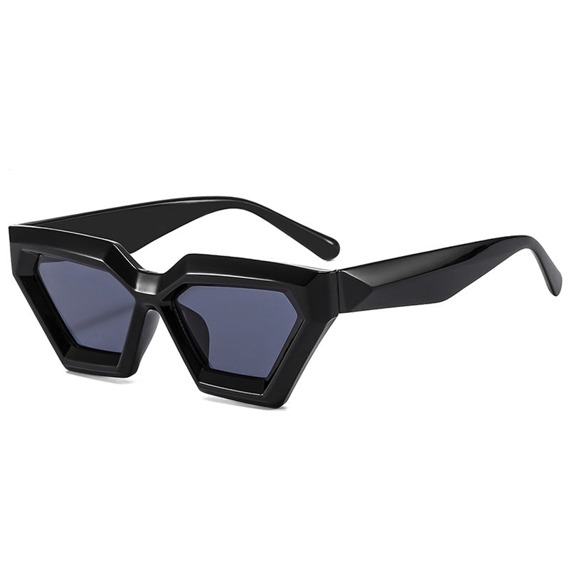 Damen Geometrische Sonnenbrille mit modernem Design Brehn