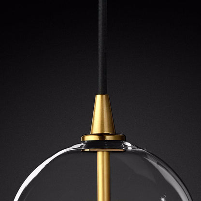 Stylische Glas Pendelleuchte