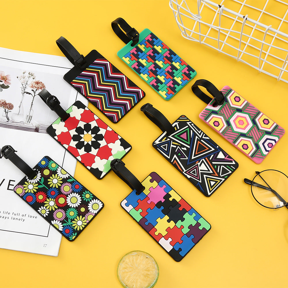 Unisex Gepäckanhänger mit modernem geometrischem Design Brehn