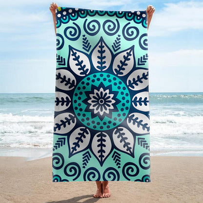 Strandhandtuch mit kunstvollem Mandala-Design Brehn