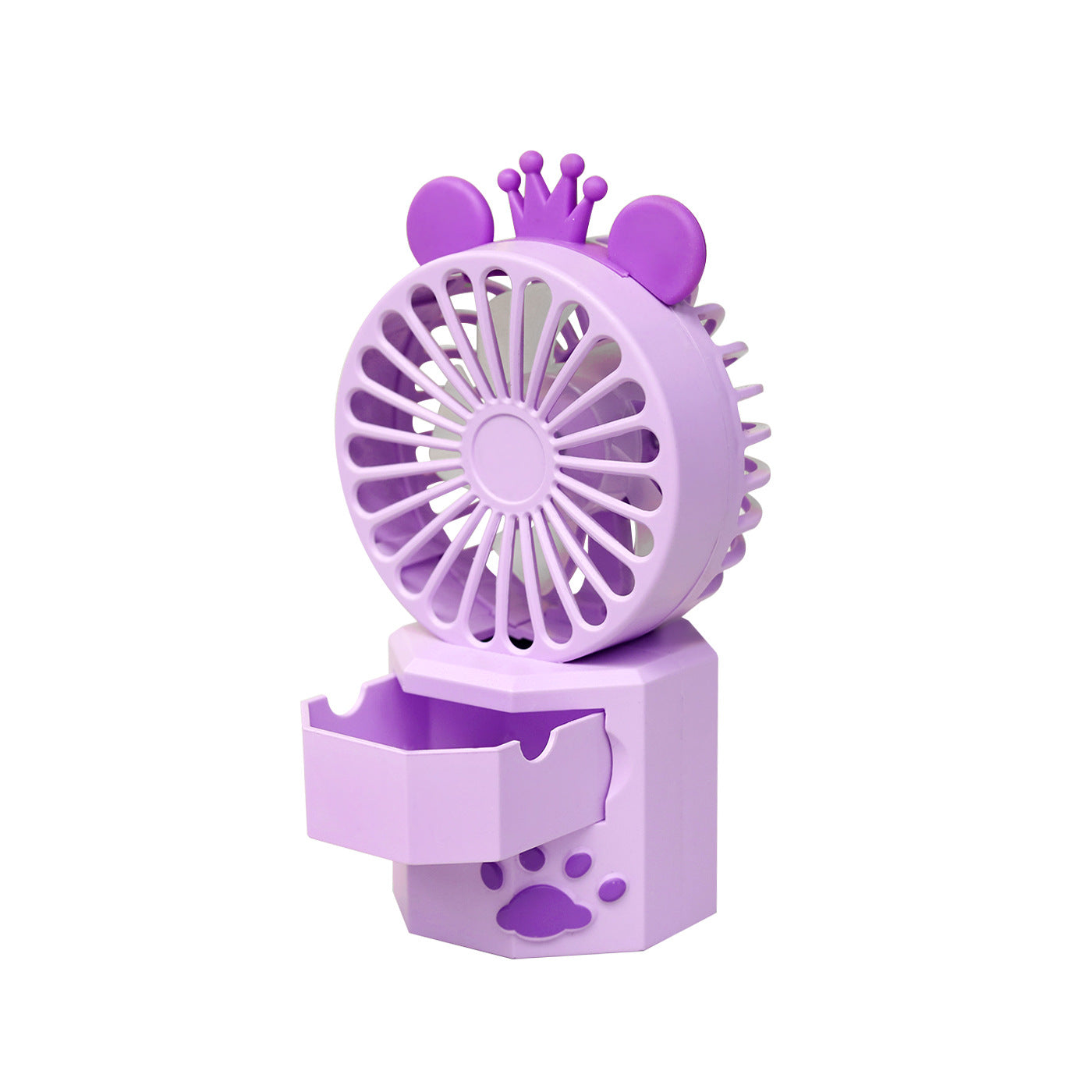 Unisex Tragbarer Mini Ventilator mit Tierohren und USB-Anschluss Brehn