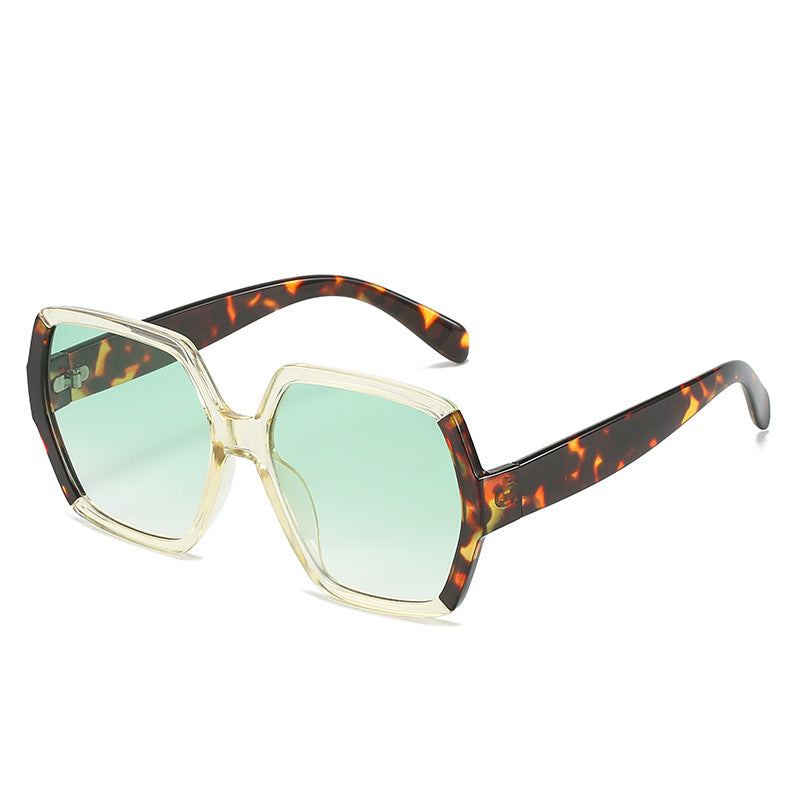 Damen stilvolle Oversized-Sonnenbrille mit elegantem eckigem Rahmen Brehn