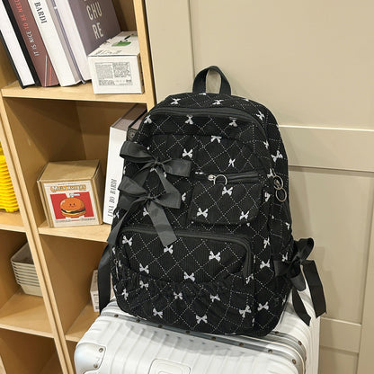 Trendy Bogen-Akzent Rucksack