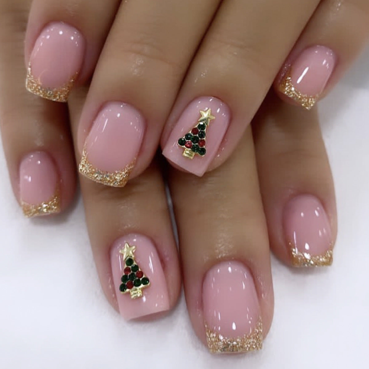 Festliches Weihnachtsbaum-Nagelkunst-Set Brehn