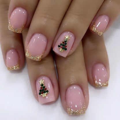Festliches Weihnachtsbaum-Nagelkunst-Set Brehn