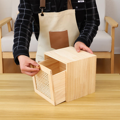 Dekorativer Holz-Wandregal Brehn