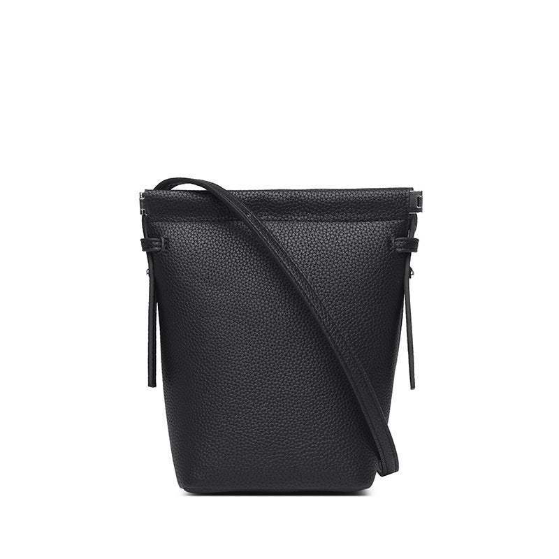Elegante Texturierte Bucket Bag Brehn