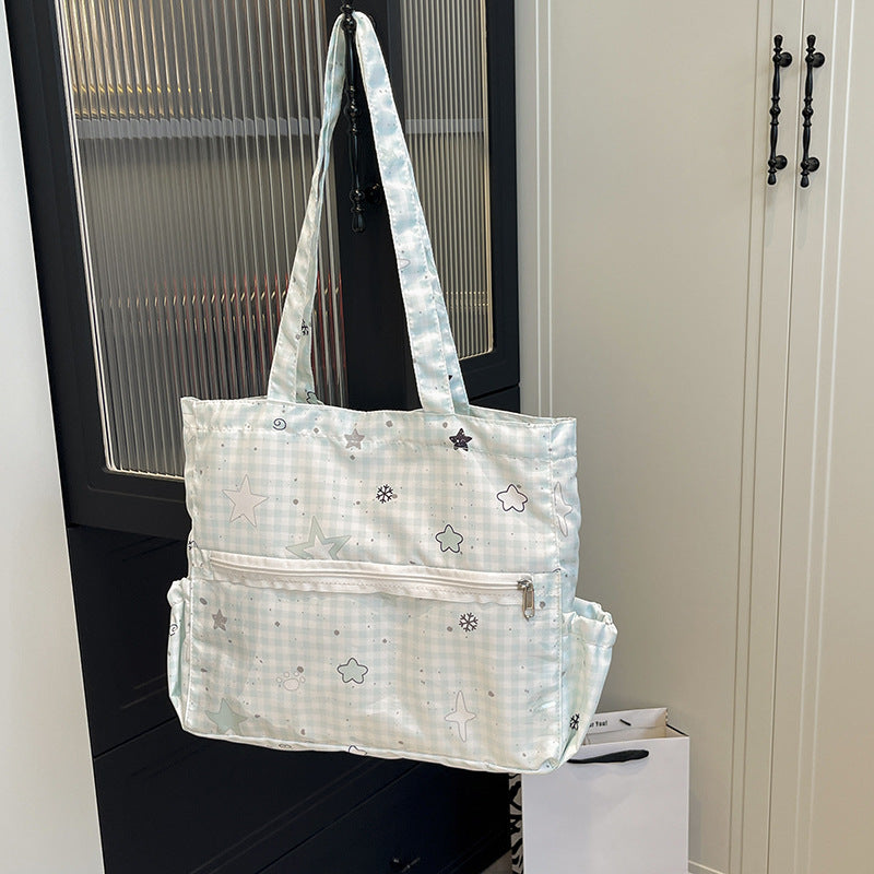 Illustrierte Canvas-Shopper-Tasche Brehn