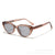 Damen Cat-Eye Sonnenbrille mit hochwertigem, transparentem Rahmen und UV-Schutz Brehn