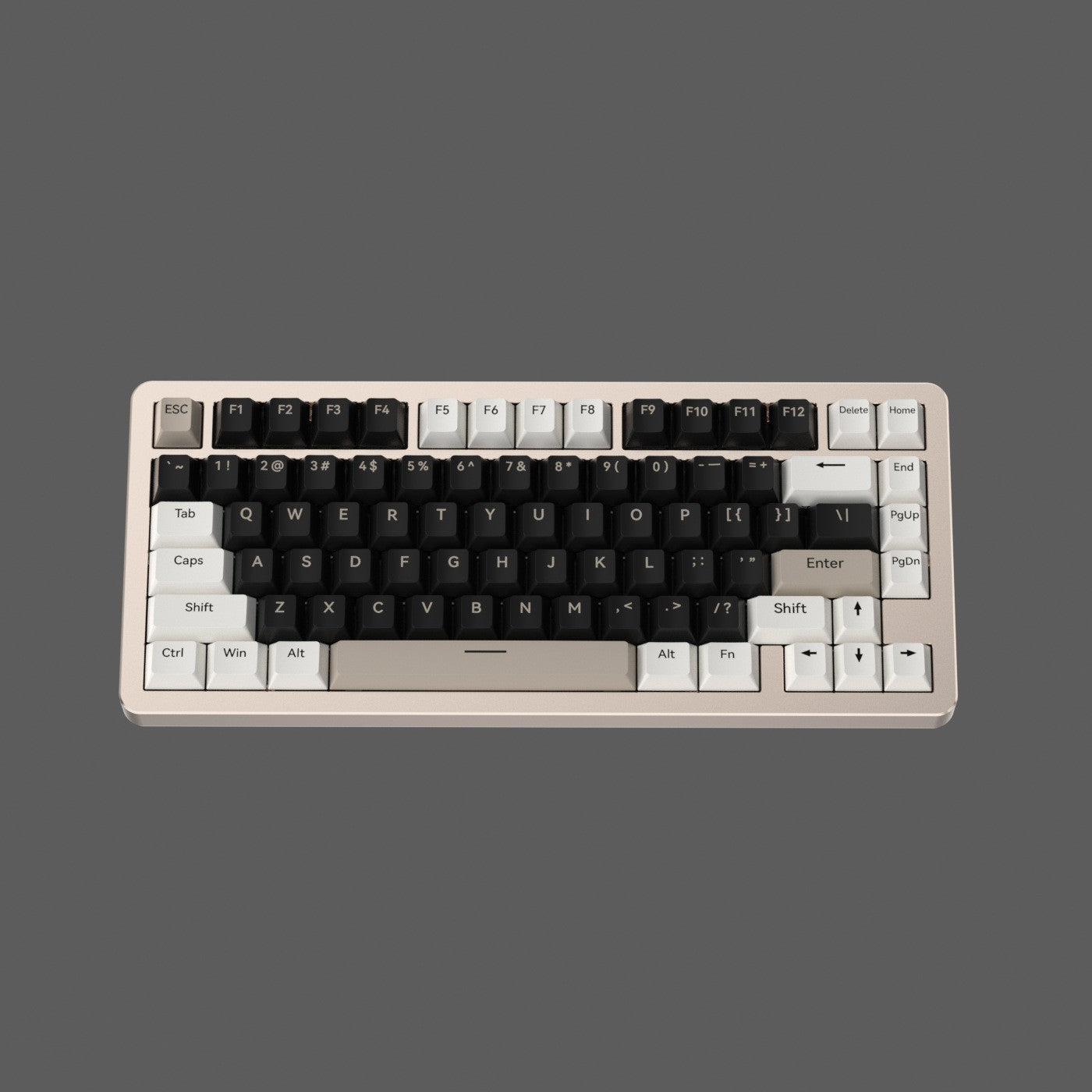 Kompakte ergonomische mechanische Tastatur Brehn