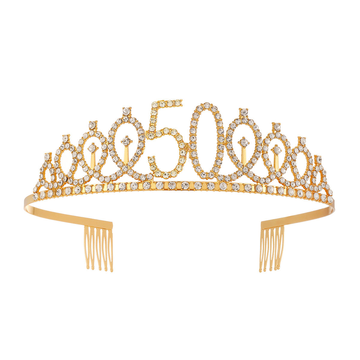 Damen Kristallverzierte Tiara mit elegantem Design Brehn