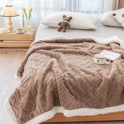 Gemütliche dekorative Wurfdecke