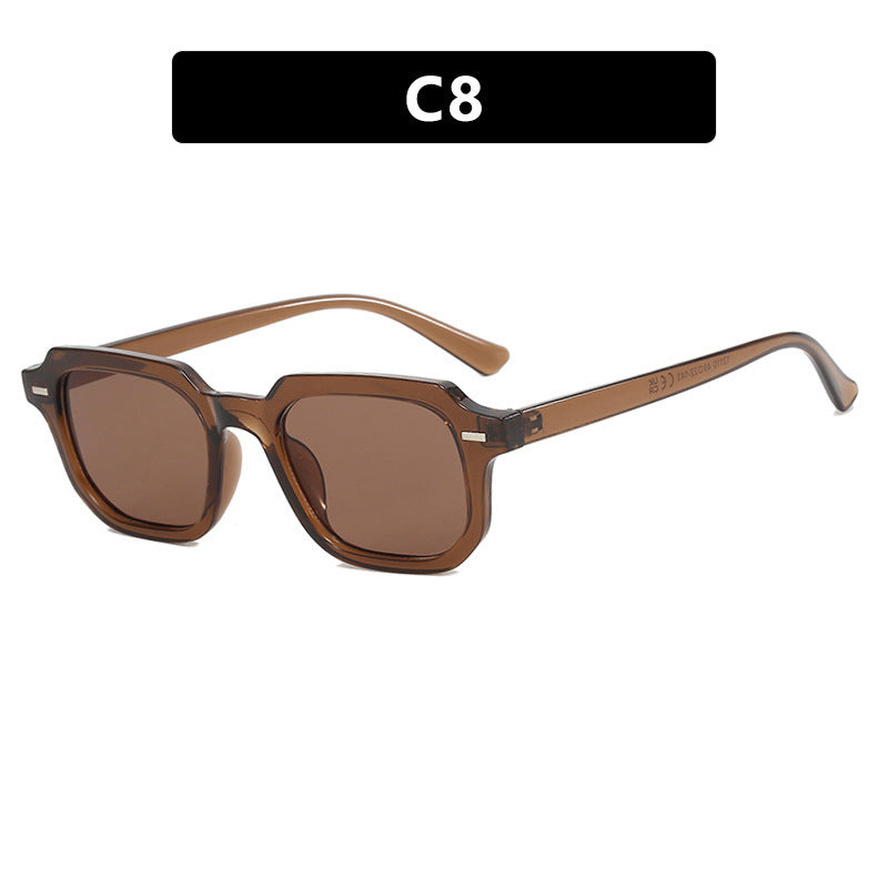 Damen stilvolle Sonnenbrille im auffälligen, geometrischen Design Brehn