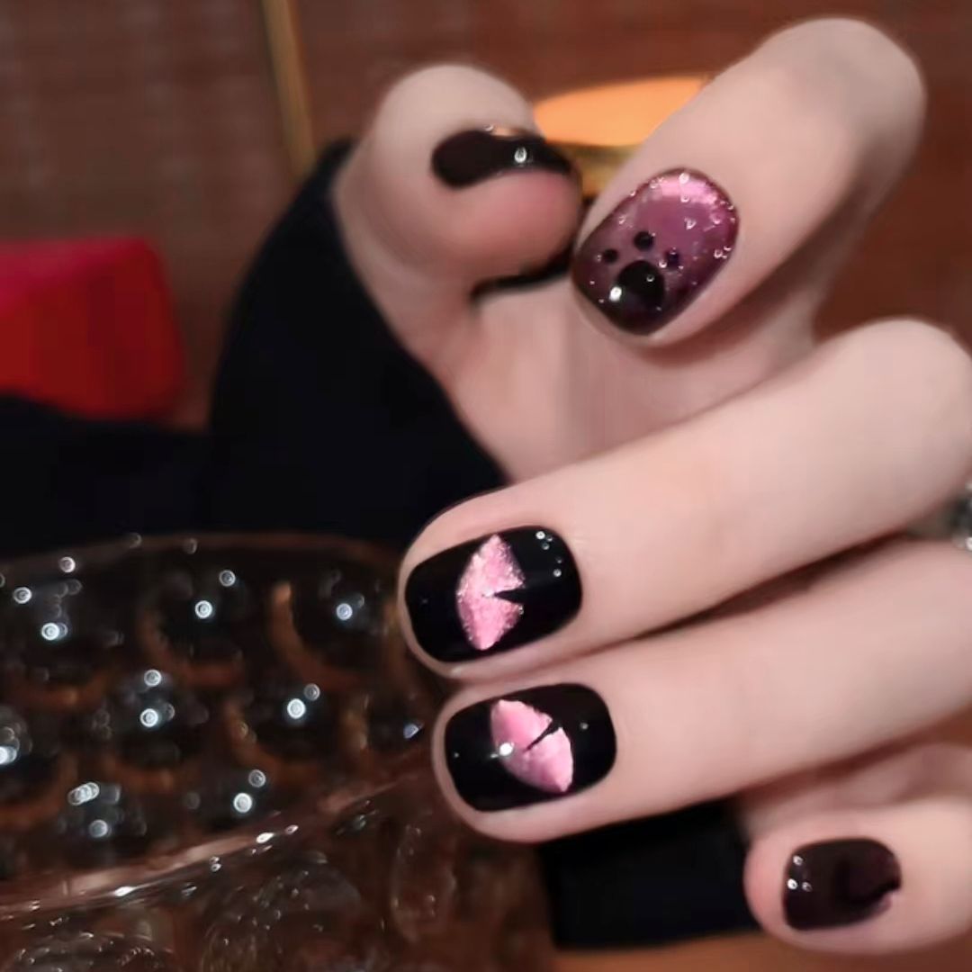 Süßes Charakter Press-On Nagelkunstset Brehn