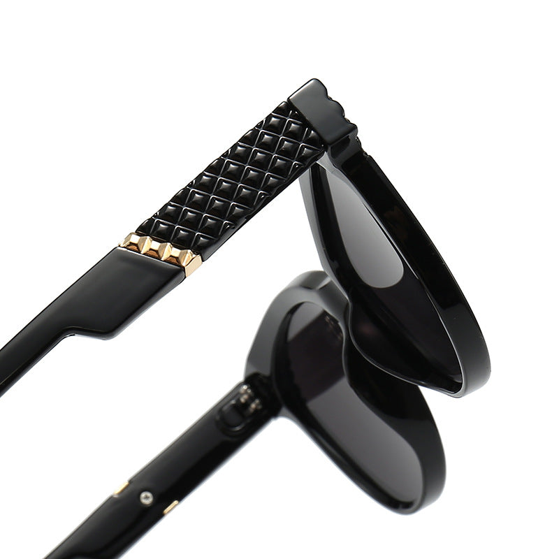 Damen Cat-Eye Sonnenbrille mit strukturierter Rahmen und UV-Schutz Brehn