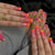 Trendiges Flammendesign Acryl-Nagelverlängerungen Brehn