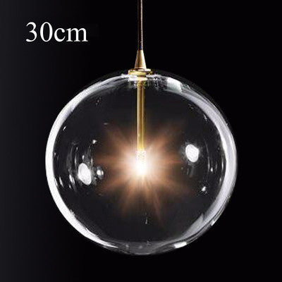 Stylische Glas Pendelleuchte