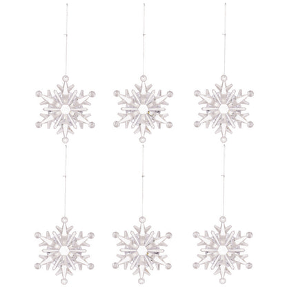 Elegante Glitzernde Schneeflocken-Hängedekoration Brehn