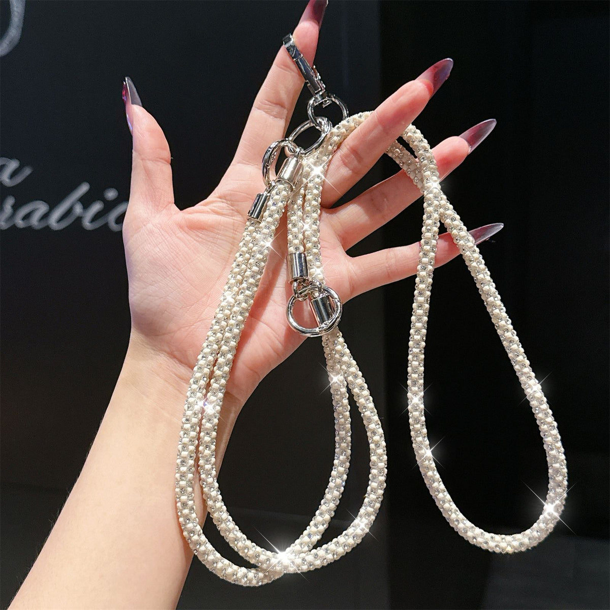 Glitzernder Strass-Handyband Brehn