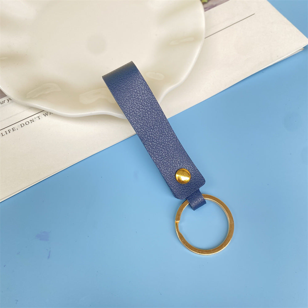 Stilvolles Leder Schlüsselanhänger Brehn