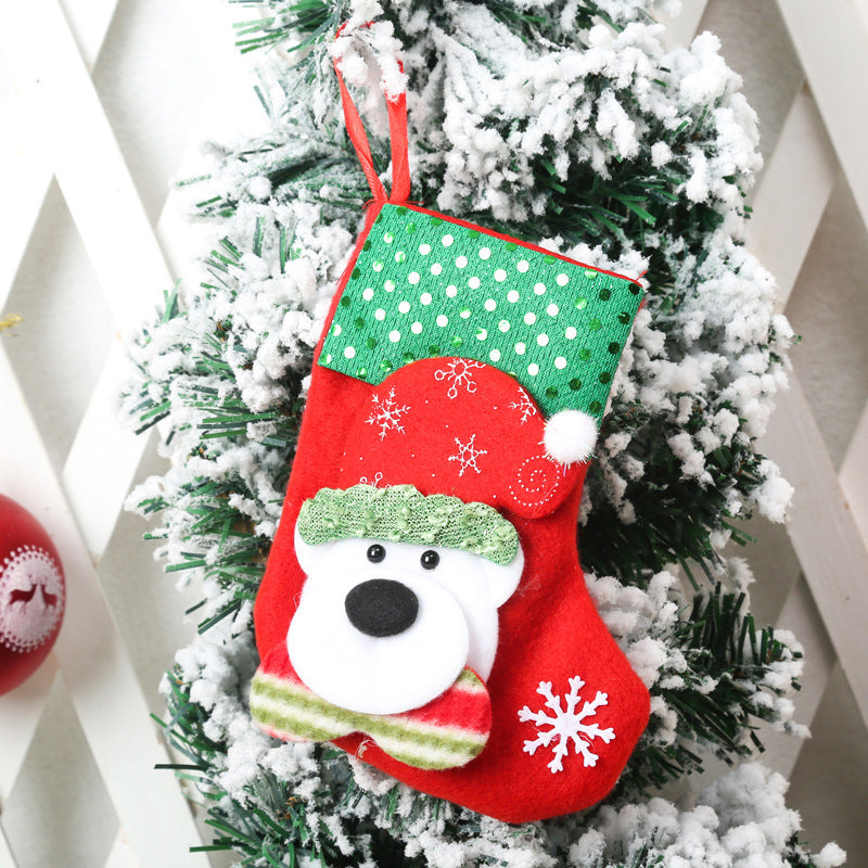 Weihnachtsstrumpf mit Rentiermotiv Brehn