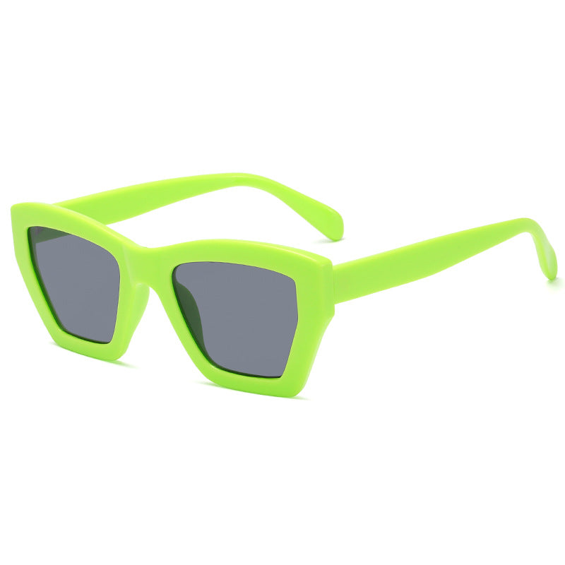 Damen trendige Sonnenbrille im modernen geometrischen Design Brehn