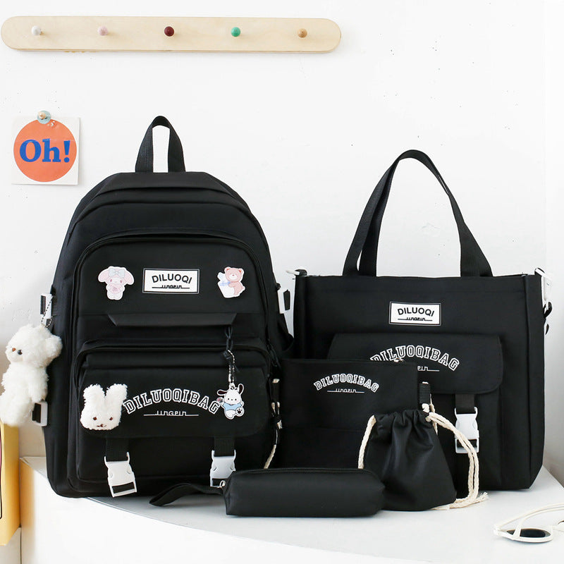 Vielseitiger All-in-One Schulrucksack und Tragetasche Set Brehn