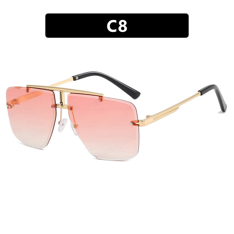 Damen quadratische Sonnenbrille im stilvollen minimalistischen Design Brehn