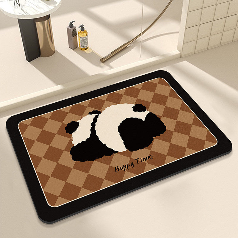 Panda-Themen Dekorative Badematte