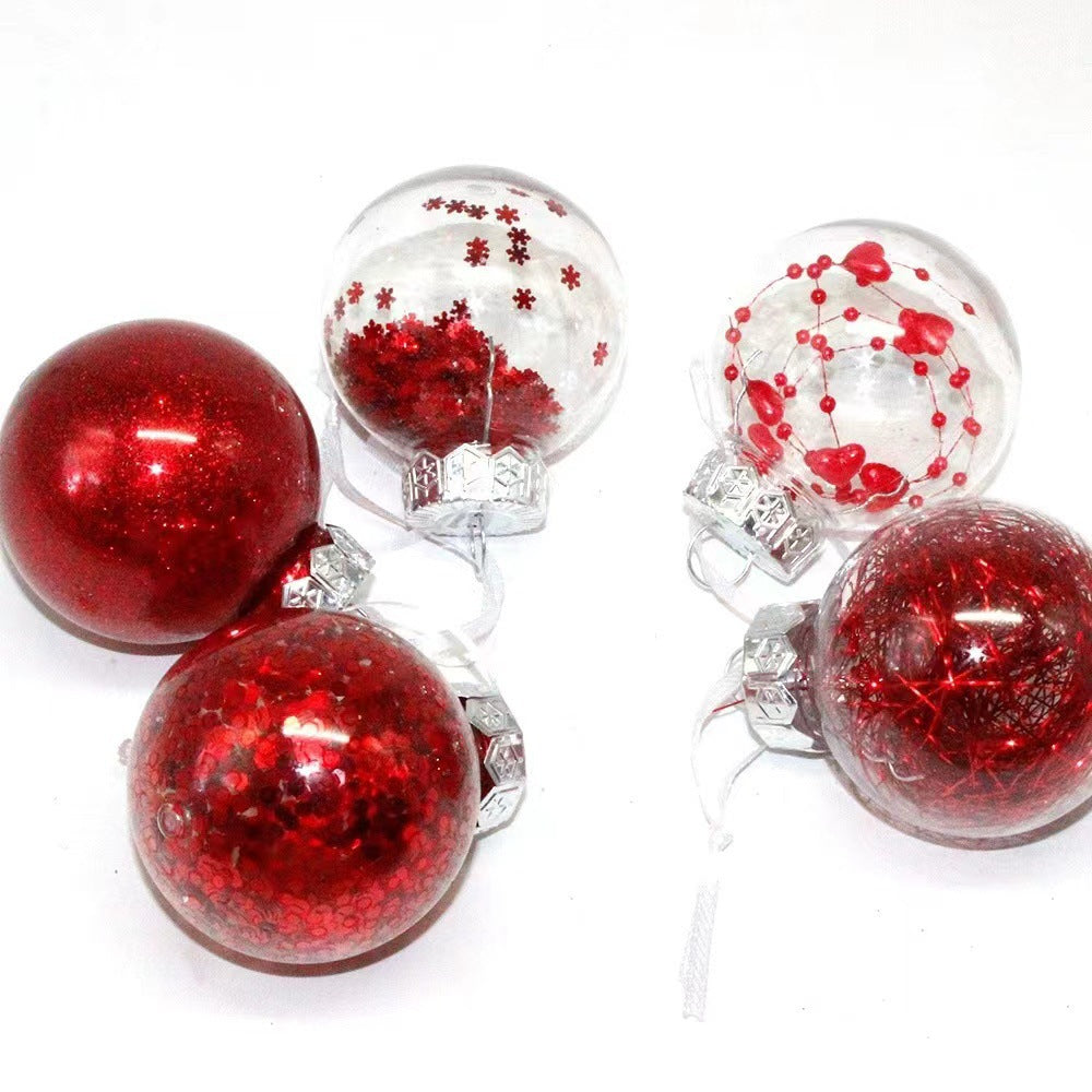 Dekorative Glitzer Weihnachtsornamente Brehn