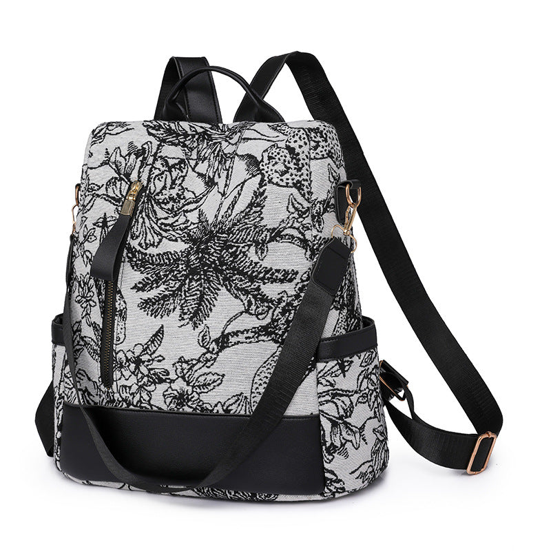 Blumenmuster Vielseitiger Rucksack Brehn