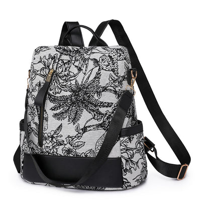 Blumenmuster Vielseitiger Rucksack Brehn