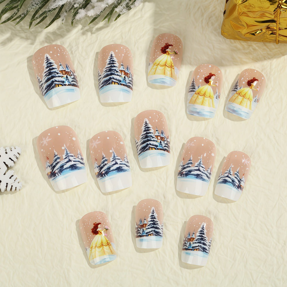 Winterliche Nagelkunst Brehn