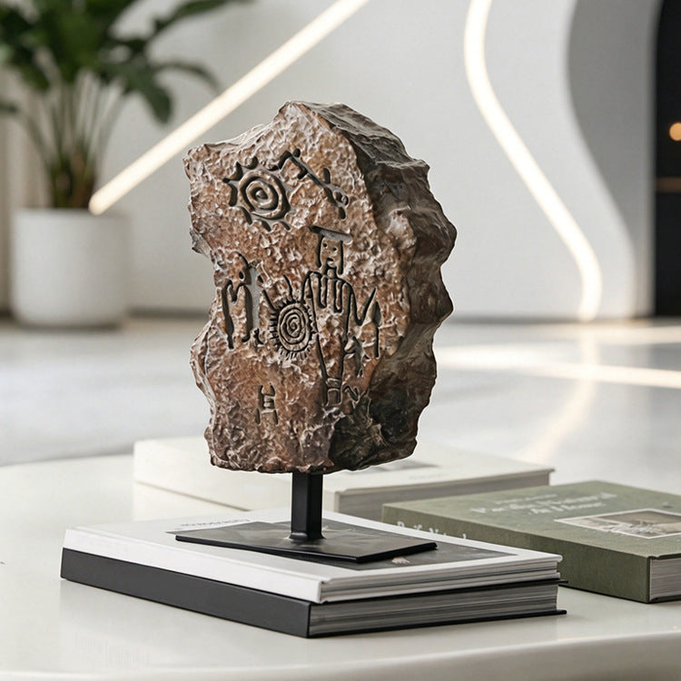 Elegante dekorative Steinskulptur