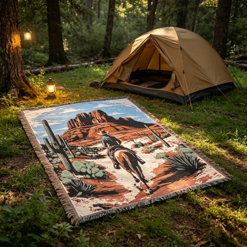 Western-Themen Decorative Throw Blanket