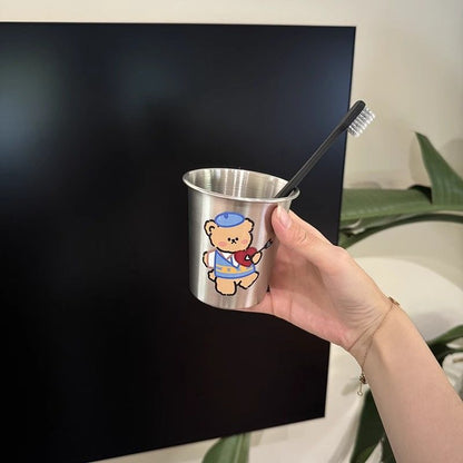 Edelstahl Becher mit Niedlichem Tierdesign Brehn