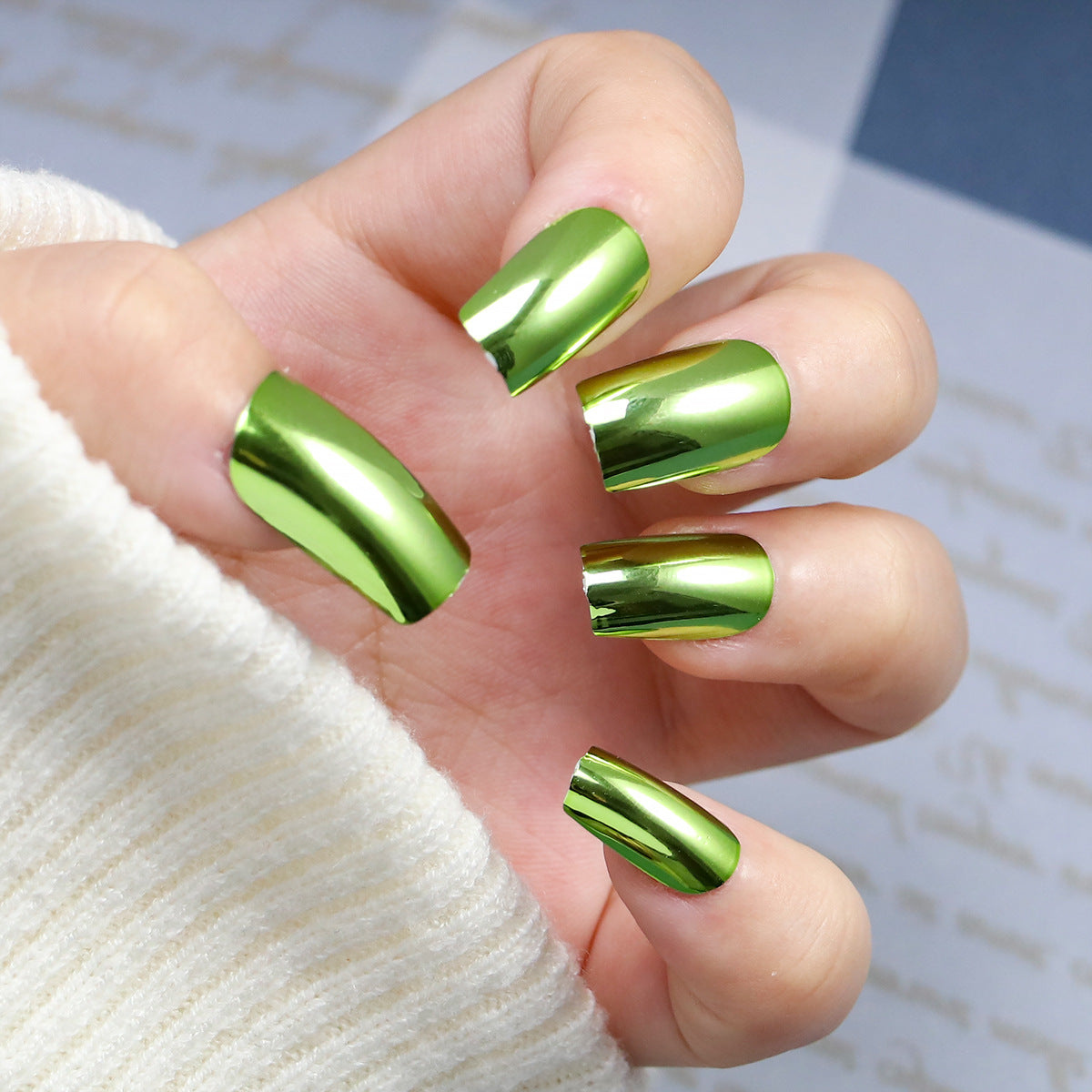Premium Spiegel Finish Nagelkunst Tipps Brehn