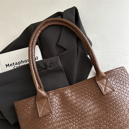 Gewebte strukturierte Tote-Handtasche