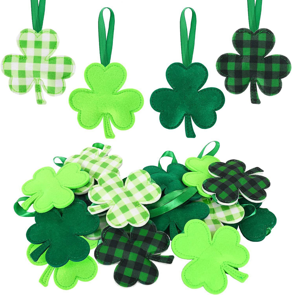Festliche Shamrock-Ornamente Brehn
