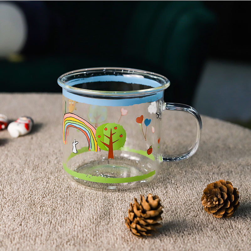 Damen kreativer Trinkbecher mit buntem Motiv Brehn