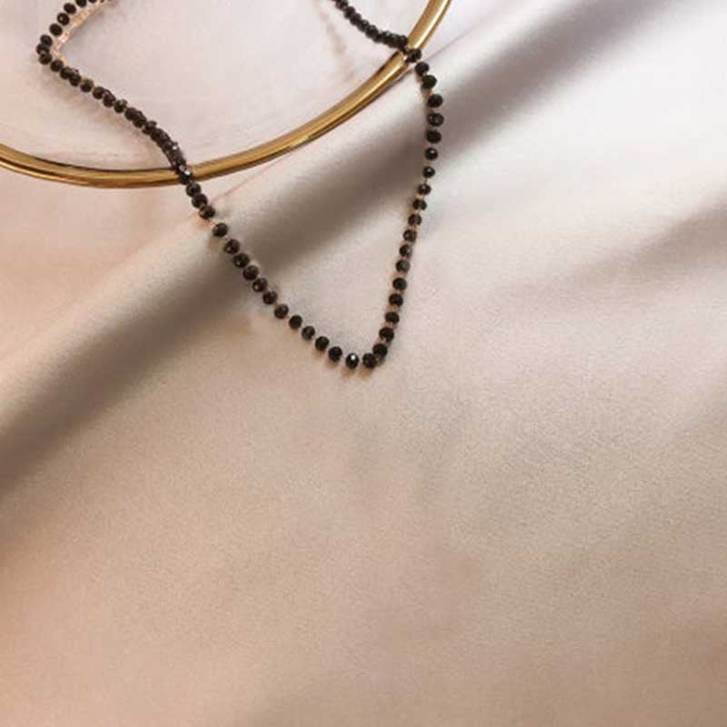 Minimalistische Perlen Choker-Halskette Brehn