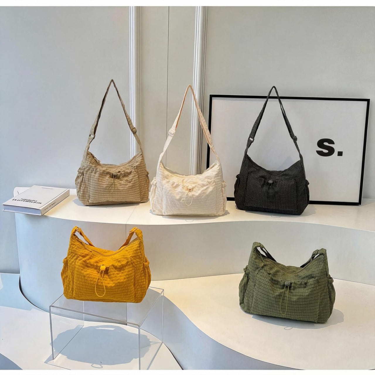 Lässige leichte Hobo-Tasche Brehn